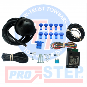 7 Pin Universal Tow Bar Wiring with 7 Way Bypass Relay