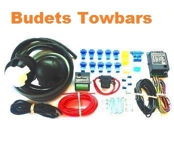 7 Pin Double (12N &amp; 12S) with Bypass &amp; Switch Charge Relay Tow Bar Wiring Kit