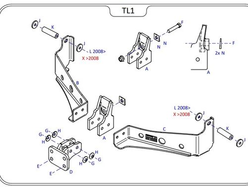 Range Rover Sport 2005 - 2013 - Tow Trust Fixed Flange Tow Bar