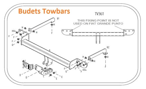 Vauxhall Corsa D (Not VXR Or Models With Cycle Carrier) 2006 - 2015 - Tow Trust Flange Towbar