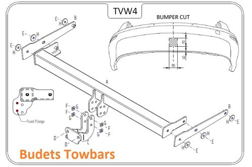 Seat Alhambra 2010 Onwards - Tow Trust Flange Towbar