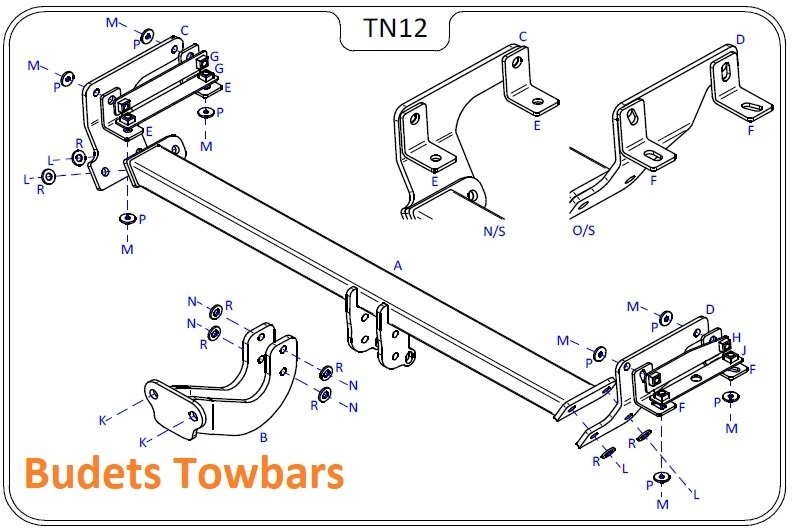 Nissan Qashqai (J11) (Not With AdBlue) 2014 to 2021 - Tow Trust Flange Towbar