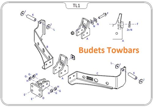 Land Rover Discovery 3 & 4 2005 - 2017 - Tow Trust Flange Tow Bar