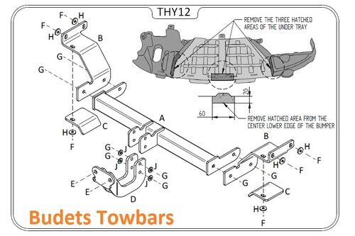 Hyundai i30 Hatch (Not Turbo With Twin Exhaust) 2012 - 2017 - Tow Trust Flange Towbar