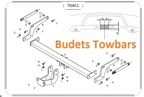 Dacia Duster 2WD/4WD 2010 Onwards - Tow Trust Flange Towbar