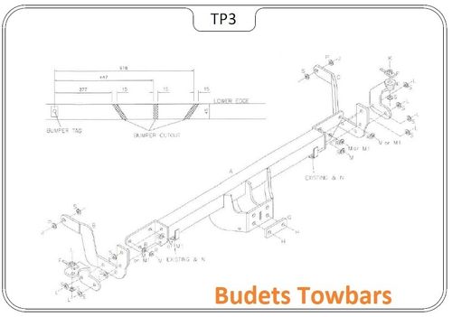 Citroen Relay 2006 to 2023 - Tow Trust Flange Tow Bar Kit