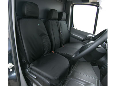 Vehicle Specific Professional Quality Waterproof Van Front Seat Covers Mercedes Sprinter 2006 Budets Traderracks - Mercedes Sprinter Seat Covers Uk