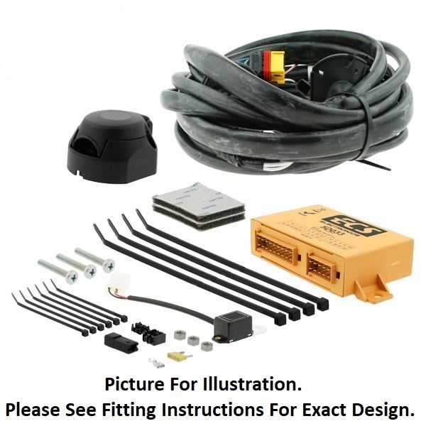 ECS Towbar Electrics For Jaguar XF Saloon 2011-2015 13 Pin Wiring Kit 
