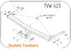 VW Golf 7.5 Hatch (Shelf Bumper, No Cut Required) 2017 Onwards - Tow Trust Flange Towbar