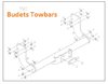 VW Crafter Chassis Cab (853mm Internal Chassis Width) 2006-17 - Tow Trust Flange Towbar