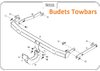 Megane III Hatch (Inc. Coupe) 2008 - 2017 - Tow Trust Flange Tow Bar