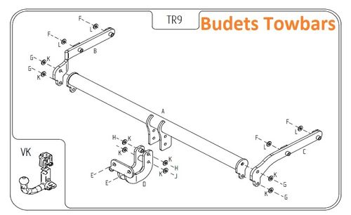 Renault Grand Scenic 3 2009 - 2017 - Tow Trust Flange Towbar