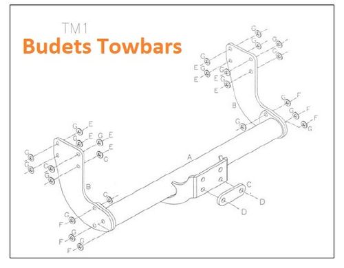 Mercedes Sprinter Chassis Cab 2006 - 2018 - Tow Trust Flange Towbar