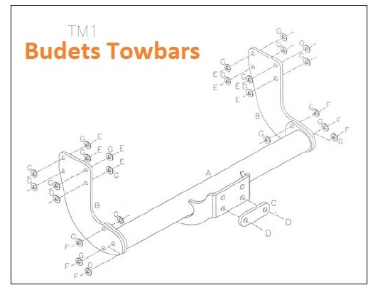 Mercedes Sprinter Chassis Cab 4X4 2018 Onwards - Tow Trust Flange Towbar